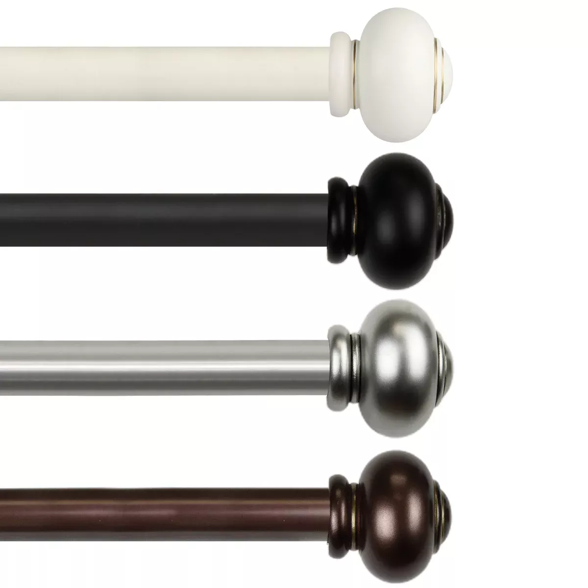 Rotunda 1" Single Curtain Rod