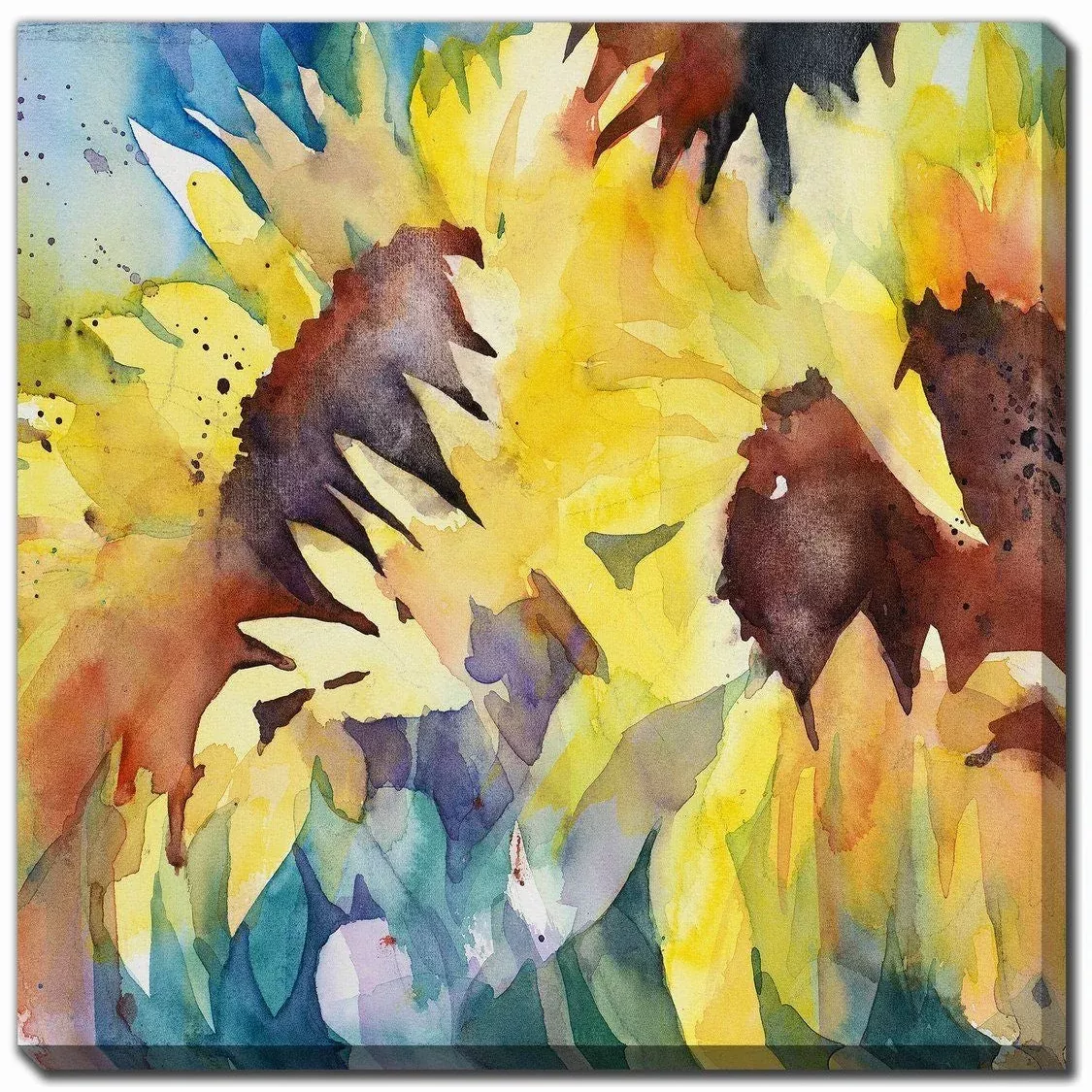 Row Of Sun I - Printed Canvas