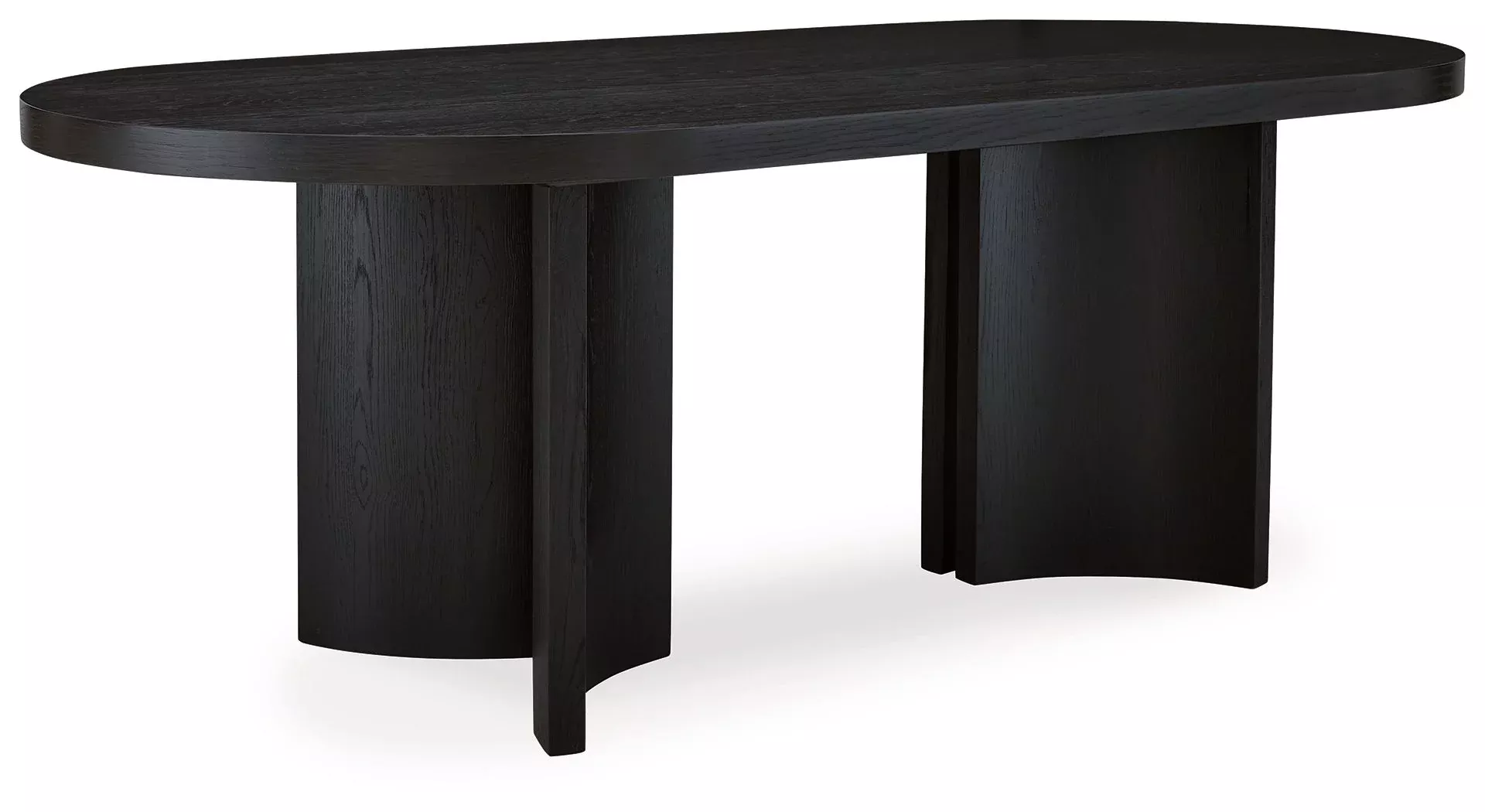 Rowanbeck - Oval Dining Room Table - Black