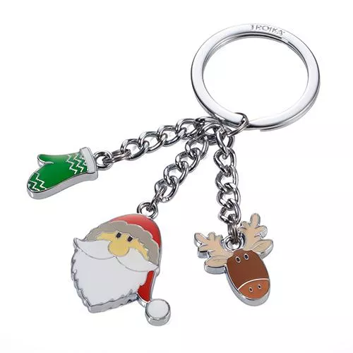 Santa Claus Key Ring by Troika of Germany