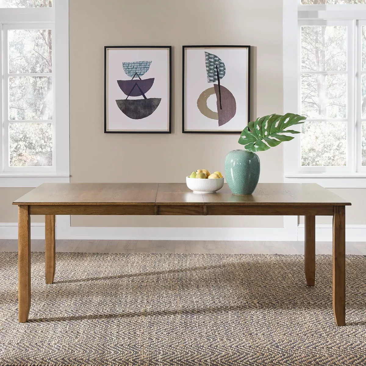 Santa Rosa - Rectangular Leg Table - Antique Honey