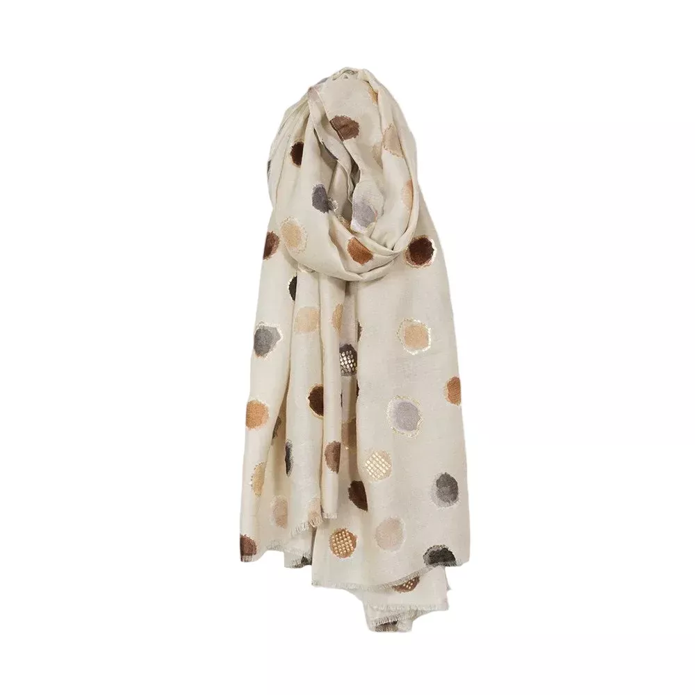 Scarf - Multi Polka Dots