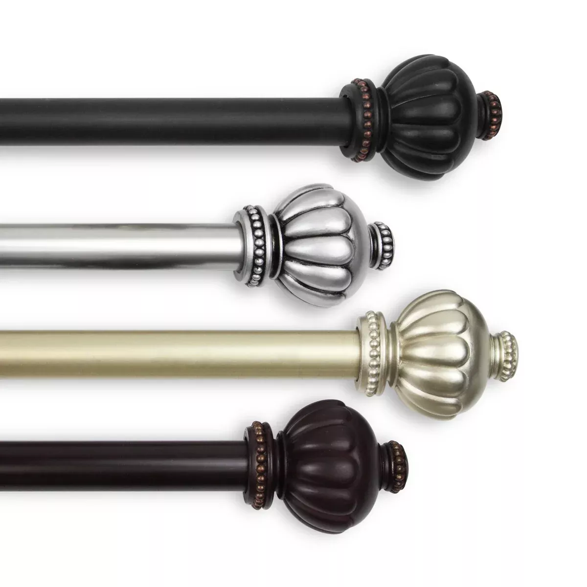 Selma 1" Single Curtain Rod
