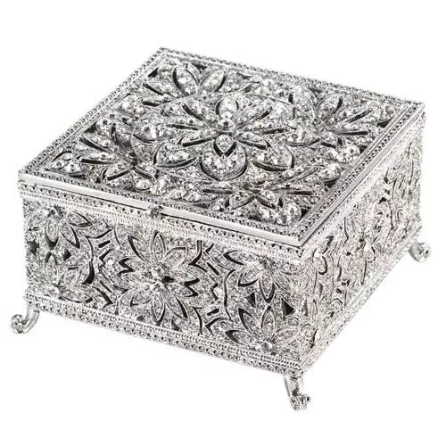 Silver Windsor Box, Large by Olivia Riegel