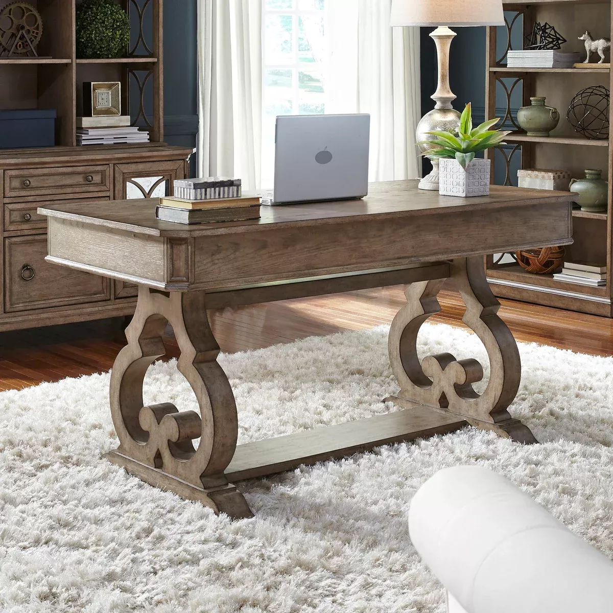 Simply Elegant - Writing Desk - Heathered Taupe