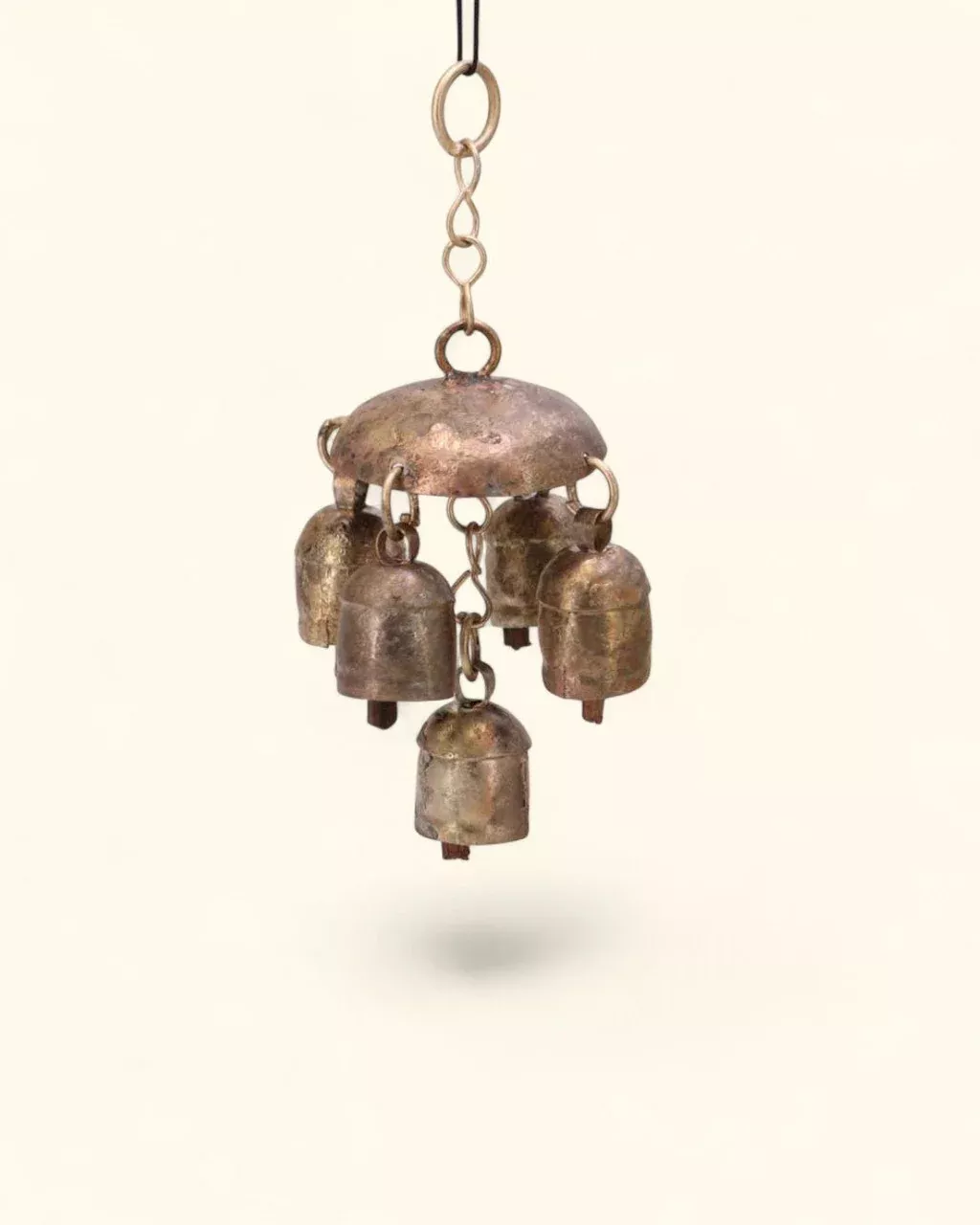 Small Hanging 5 Bell Chime, Fairtrade