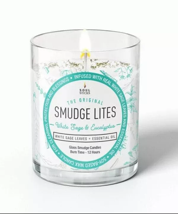 'Smudge Lites' White Sage & EucalyptusCandle