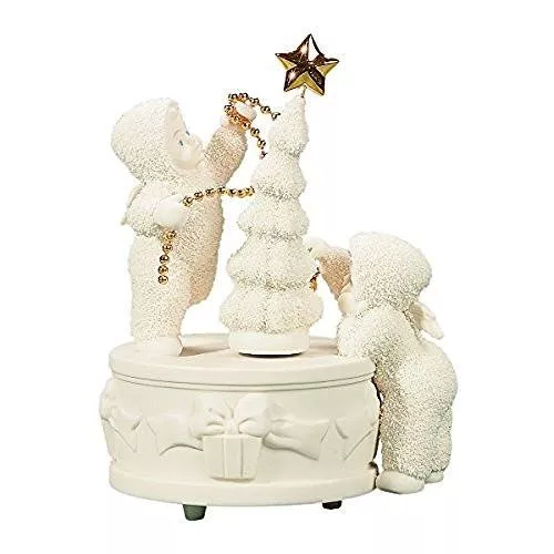 Snowbabies O Christmas Tree Music Box 2001