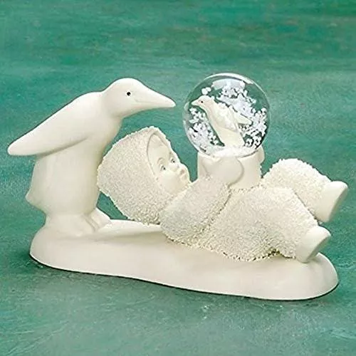 Snowbabies A Snow Bird Figurine with Snowglobe