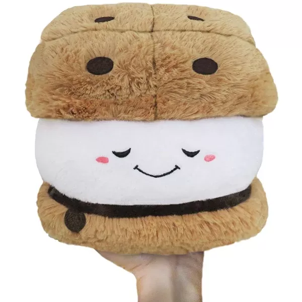 Squishable/ Mini Smore - 7" Plush, White/Brown