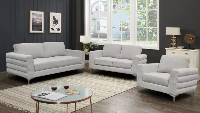 Stationary Sofa & Loveseat 3206