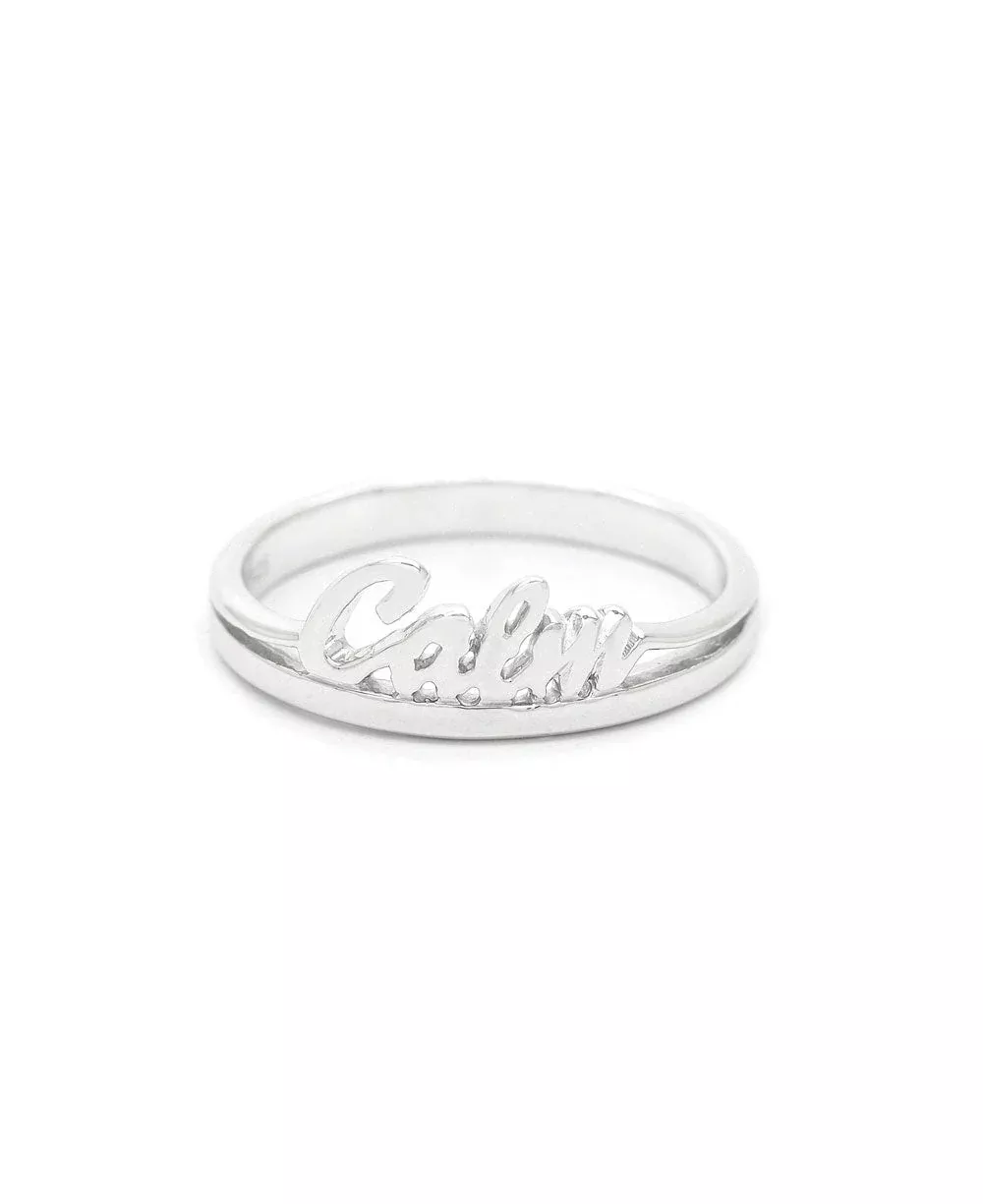 Sterling Silver Calm Ring