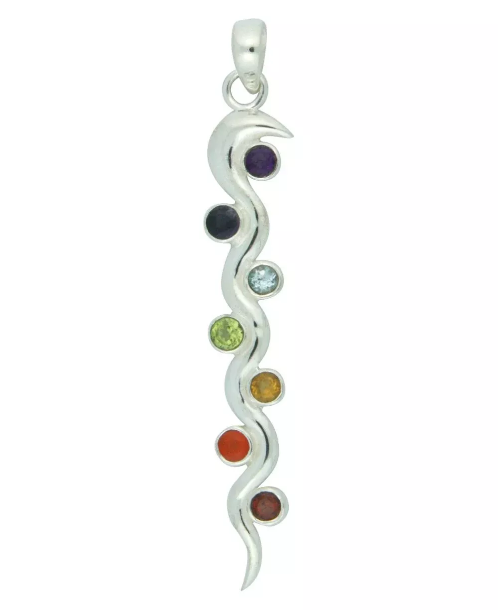 Sterling Silver Kundalini Chakra Pendant