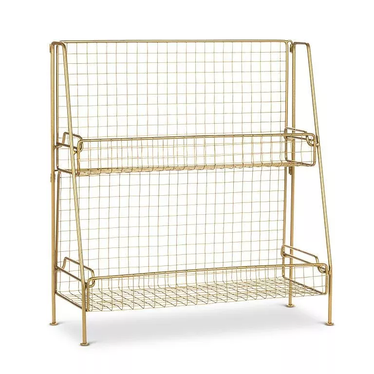 Storage Rack With 2 Trays