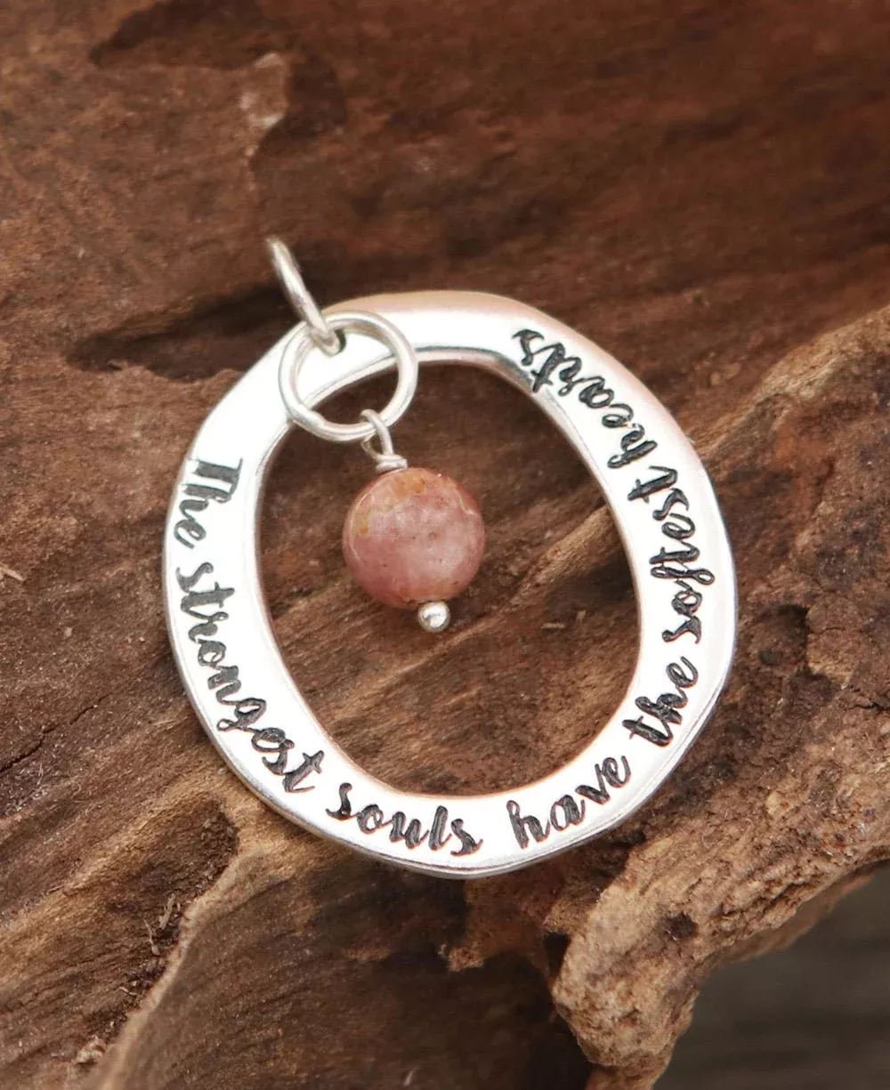 The Strongest Souls Have The Softest Hearts Pendant