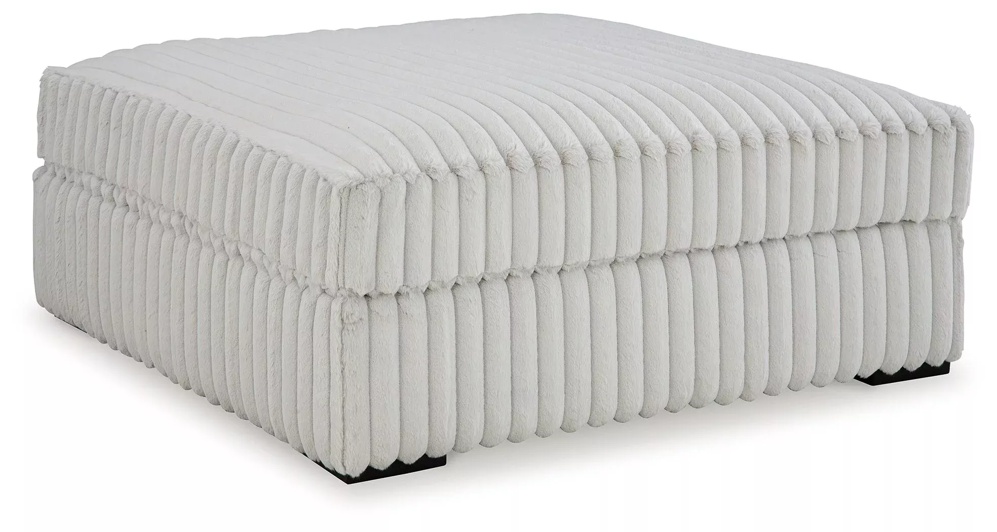 Stupendous - Oversized Accent Ottoman - Alloy