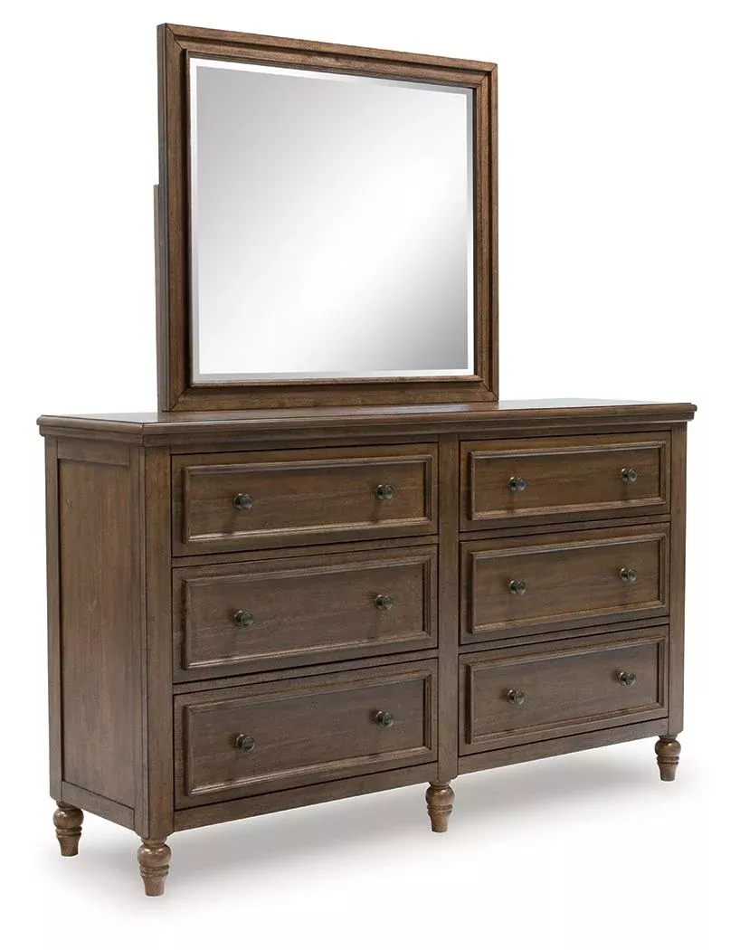 Sturlayne - Dresser And Mirror - Brown