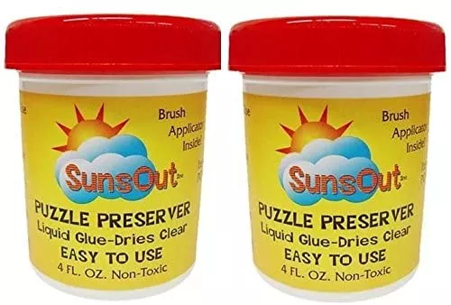 SunsOut Puzzle Preserver Glue 2-Pack