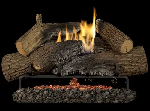Superior LTF24RS 24" Rugged Stack Log Set Replacement Logs for Triple Flame Vent Free Burners (LOGS ONLY)