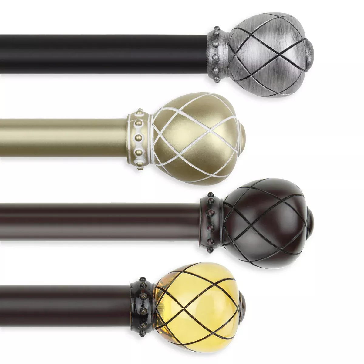 Supreme 1" Single Curtain Rod