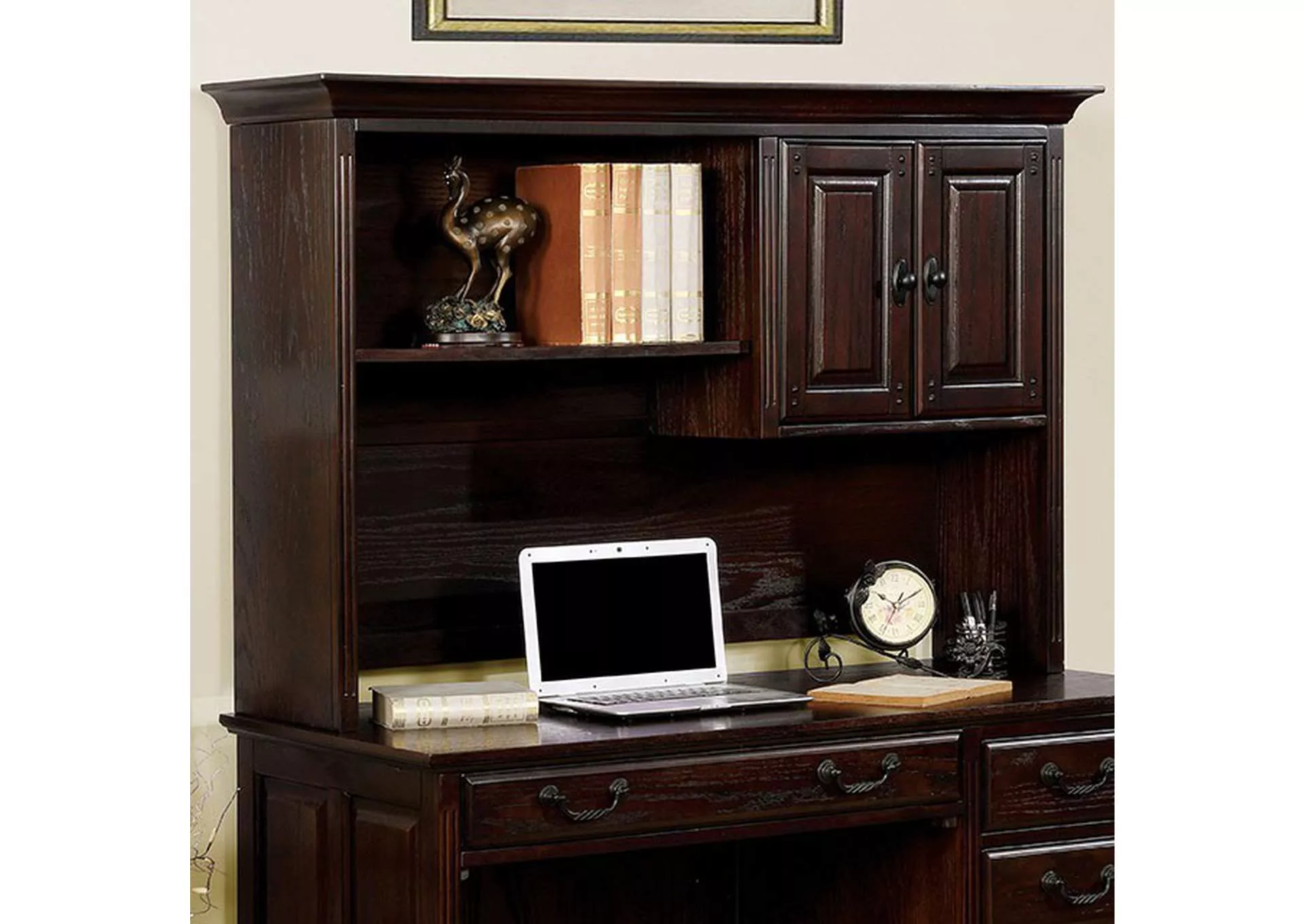 Tami - Credenza Desk Hutch