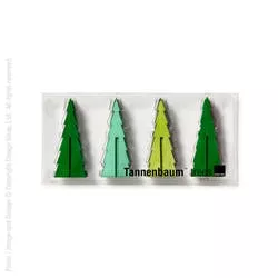 TANNENBAUM™ TREE (3 INCHES:ASSORTED MOD:SET OF 12)