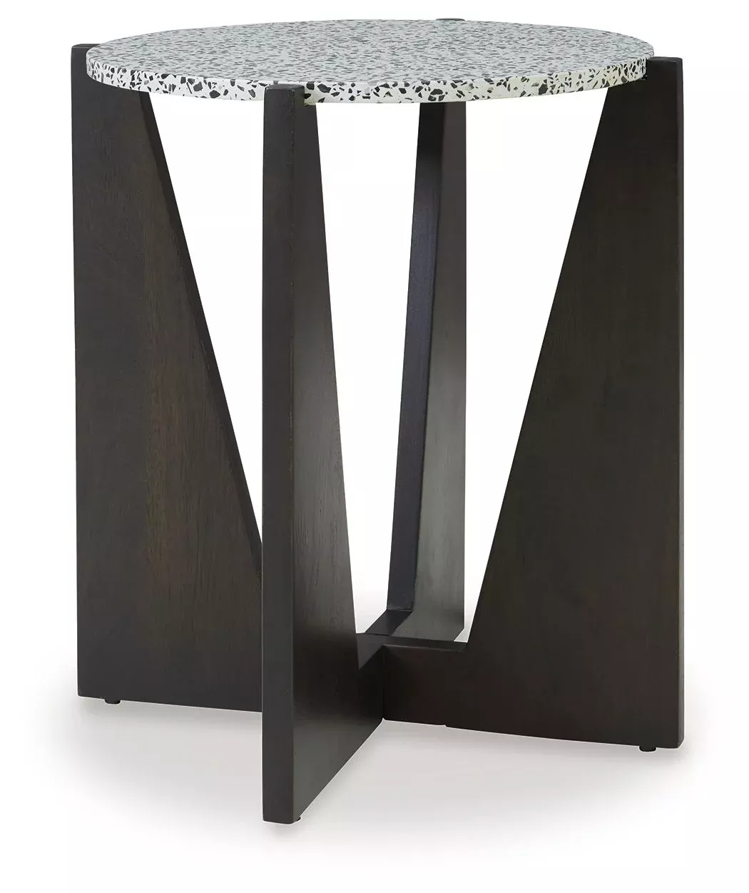 Tellrich - Accent Table - Black / White