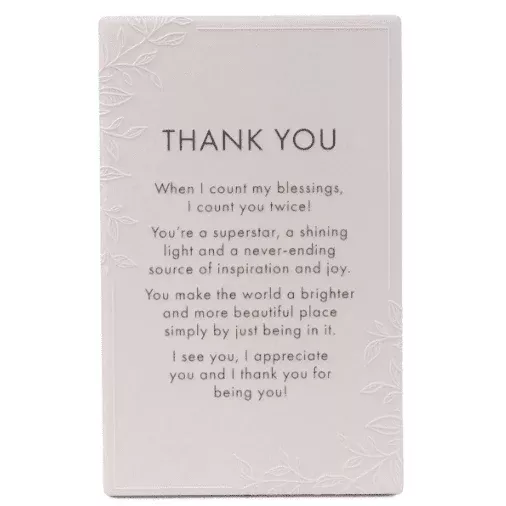 Thank You Plaque