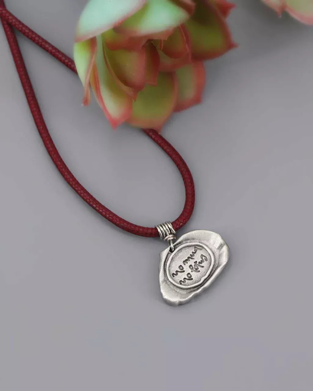 Thich Nhat Hanh No Mud No Lotus Pendant Necklace