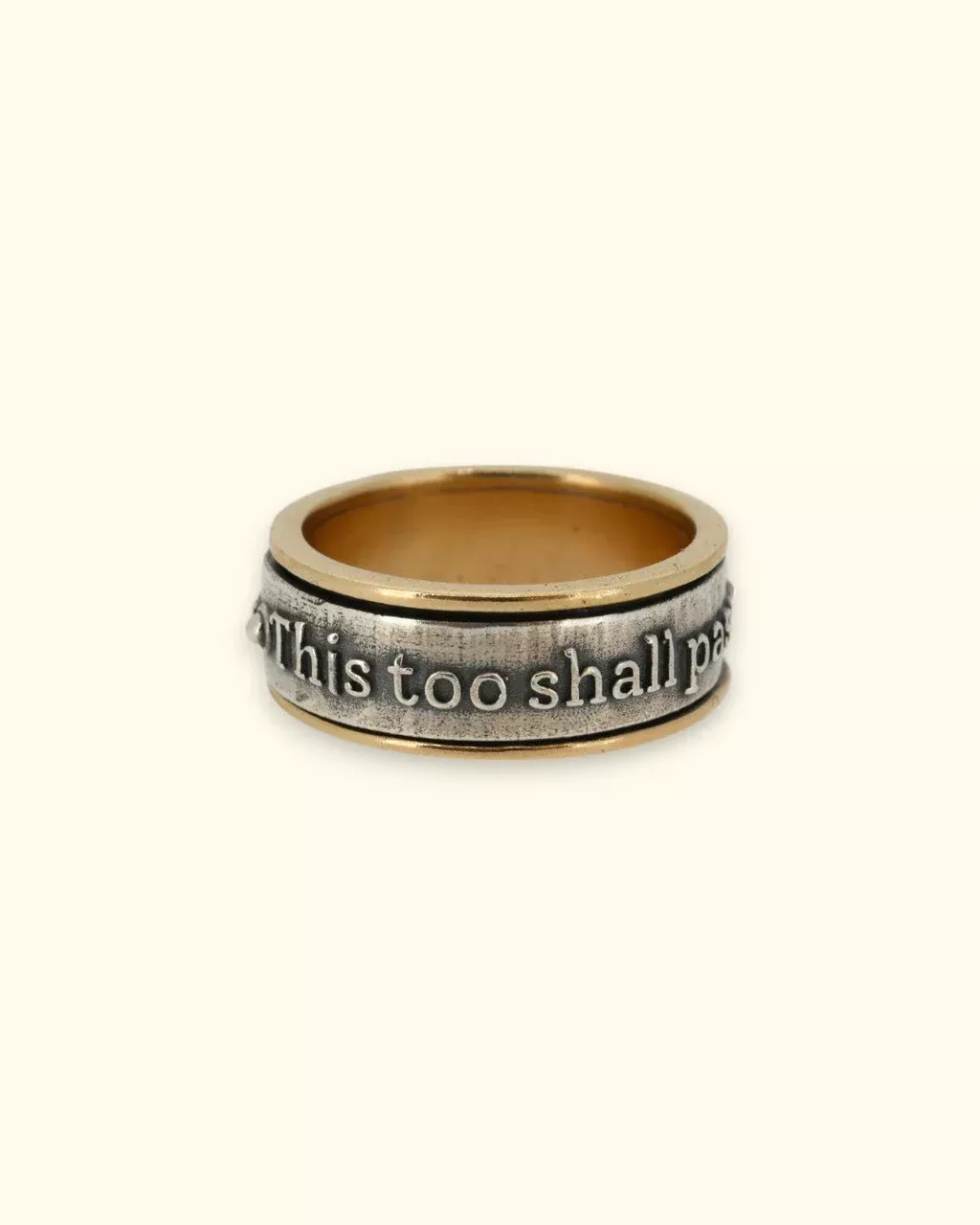 This Too Shall Pass Ring Spinner Mindfulness Ring