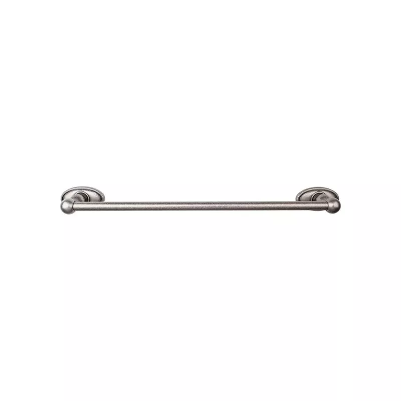 Top Knobs Edwardian Single Bath Towel Bar - Oval Backplate