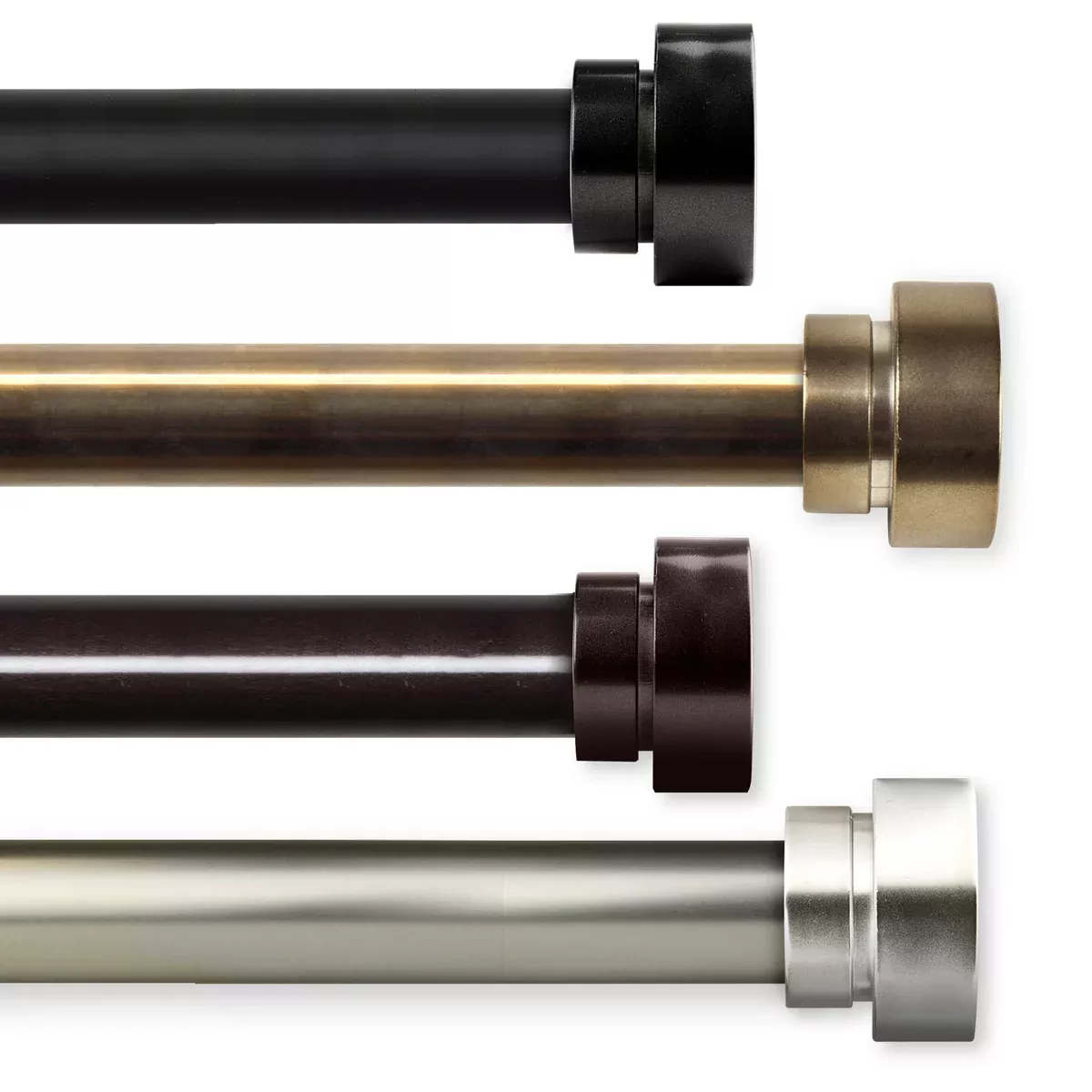 Topper 13/16" Single Curtain Rod