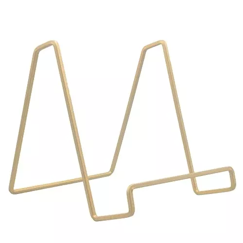 TRIPAR 50226 6.5 Inch Gold Color Metal Square Wire Stand