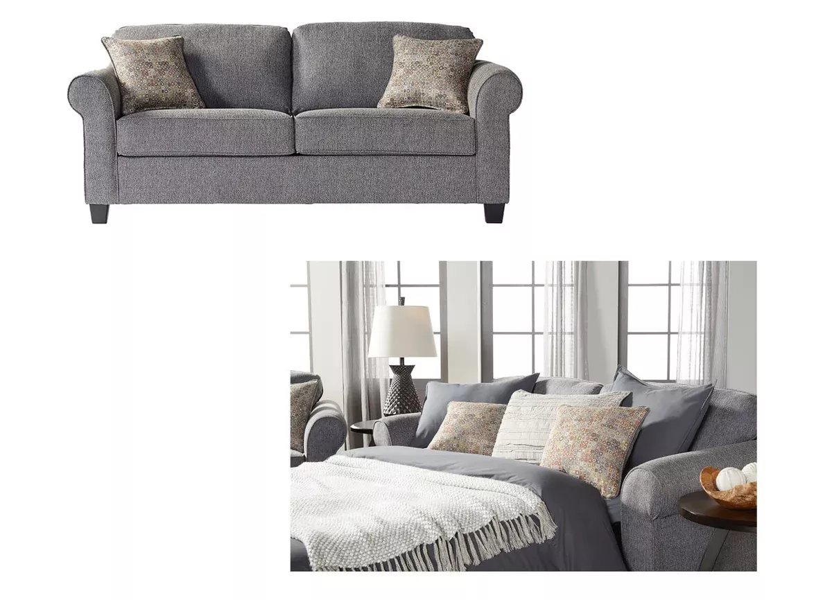 Tully Blue Queen Sleeper Sofa 1750