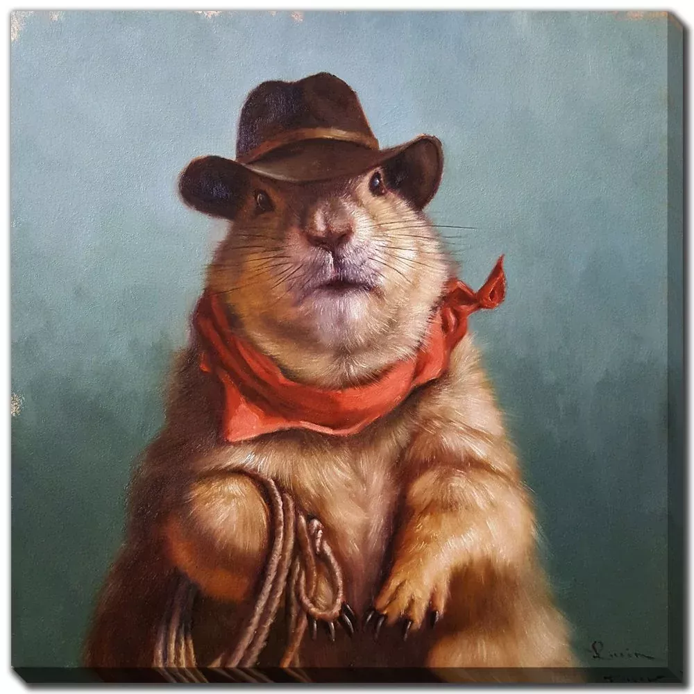 Underground Cowboy - Printed Canvas