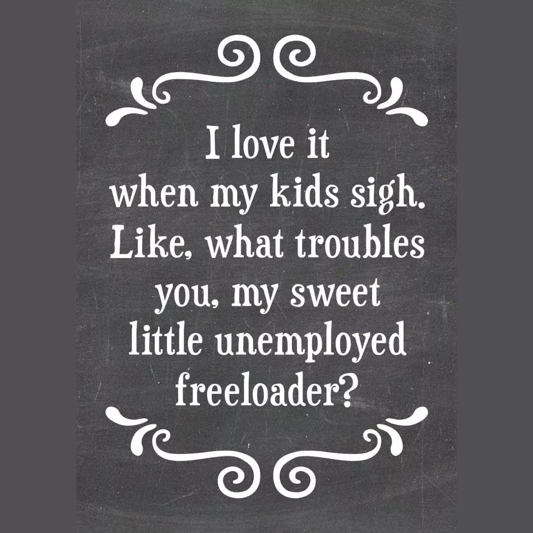Unemployed Freeloader - Witty Magnet
