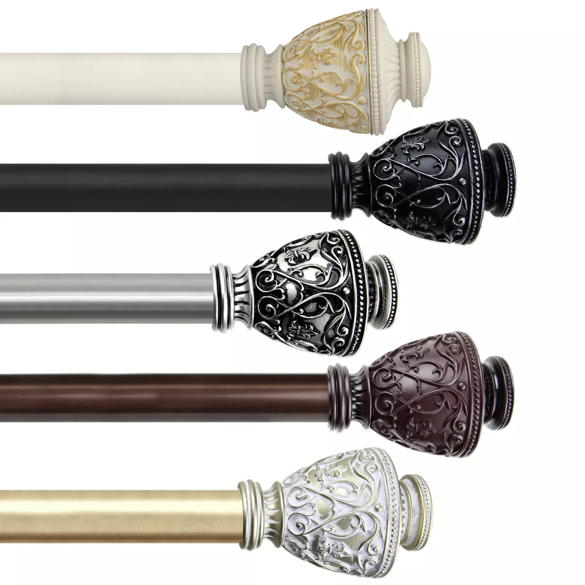 Veda 1" Single Curtain Rod