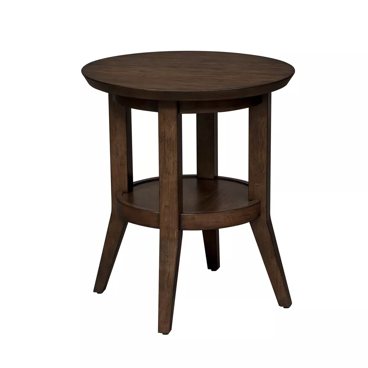 Ventura Blvd - Round End Table - Bronze Spice