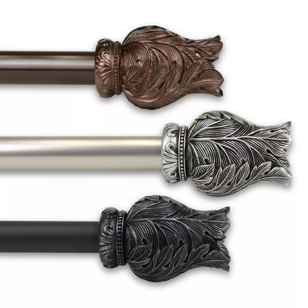 Verda 1" Single Curtain Rod