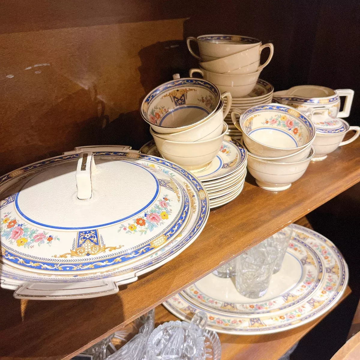 Victorian - Johnson Bros. China - Set of 66