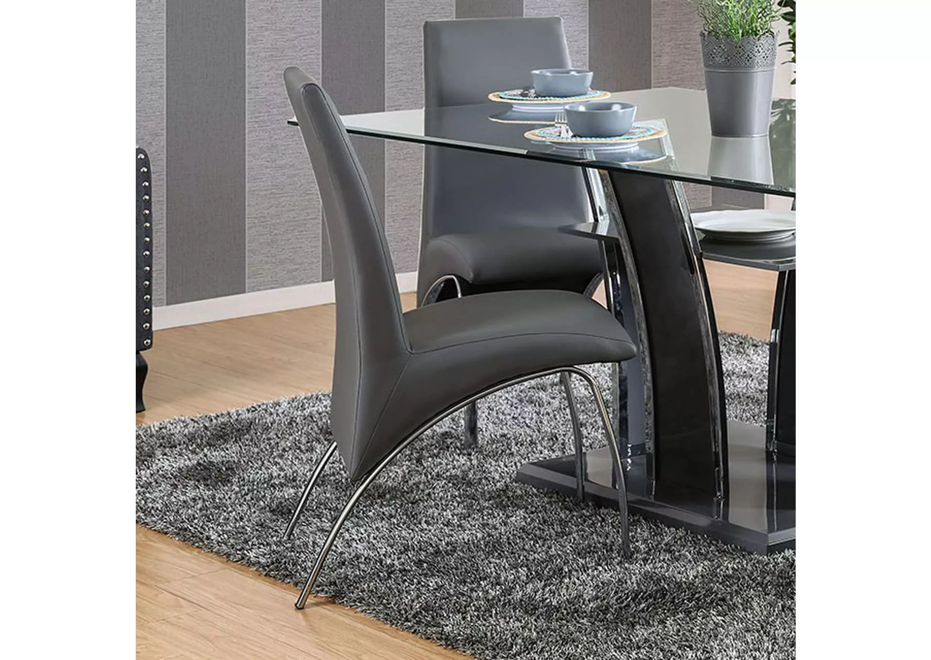 Wailoa - Side Chair, Gray (2/Box)