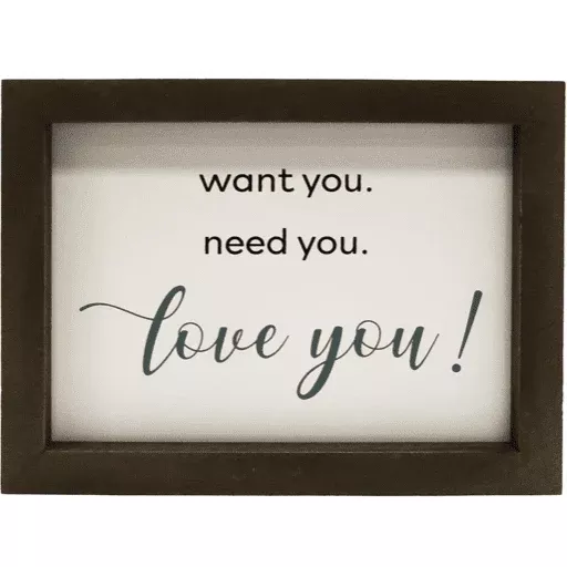 Want You - Sign