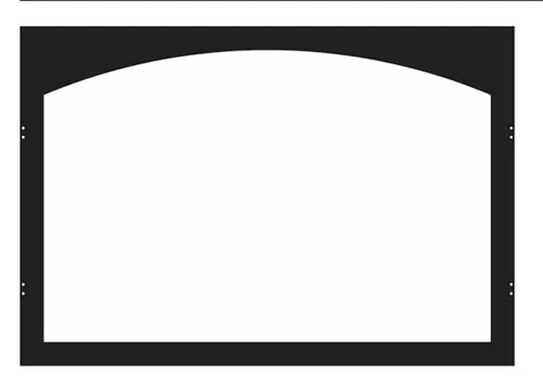 White Mountain Hearth VBY42GBL 42" Arch Hinge Door Frame - Matte Black