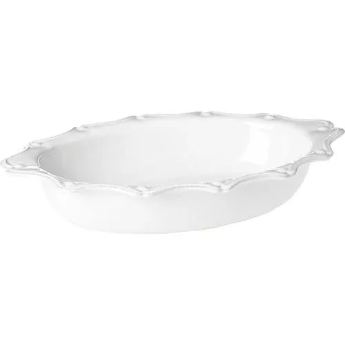 Whitewash Berry and Thread 18" Oval Baker by Juliska