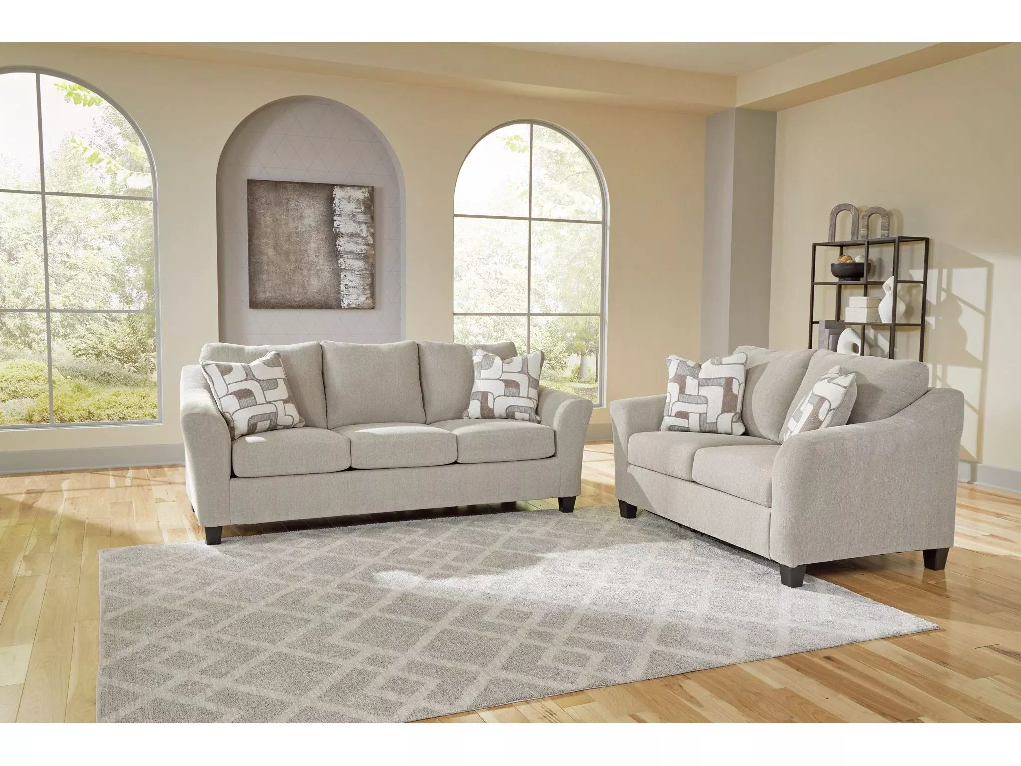 Willarae - 2 Pc. - Sofa, Loveseat - Taupe