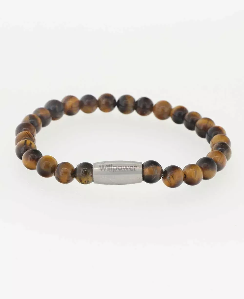 Willpower Tiger's Eye Gemstone Bracelet