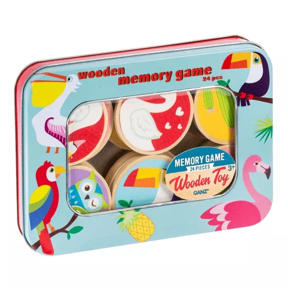 Wooden Bird Memory Game