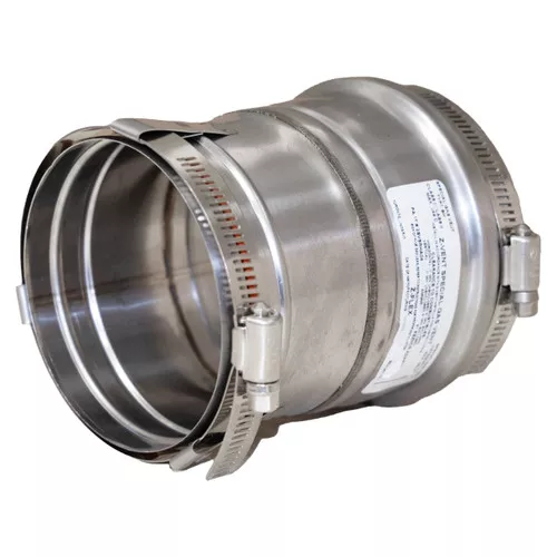 Z-Flex 2SVSRHA05 5" Reznor Appliance Adaptor for Horizontal Venting - Category III Stainless Steel