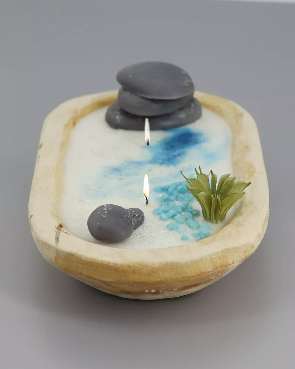 Zen Cairn Lake Design Soy Wax Candle