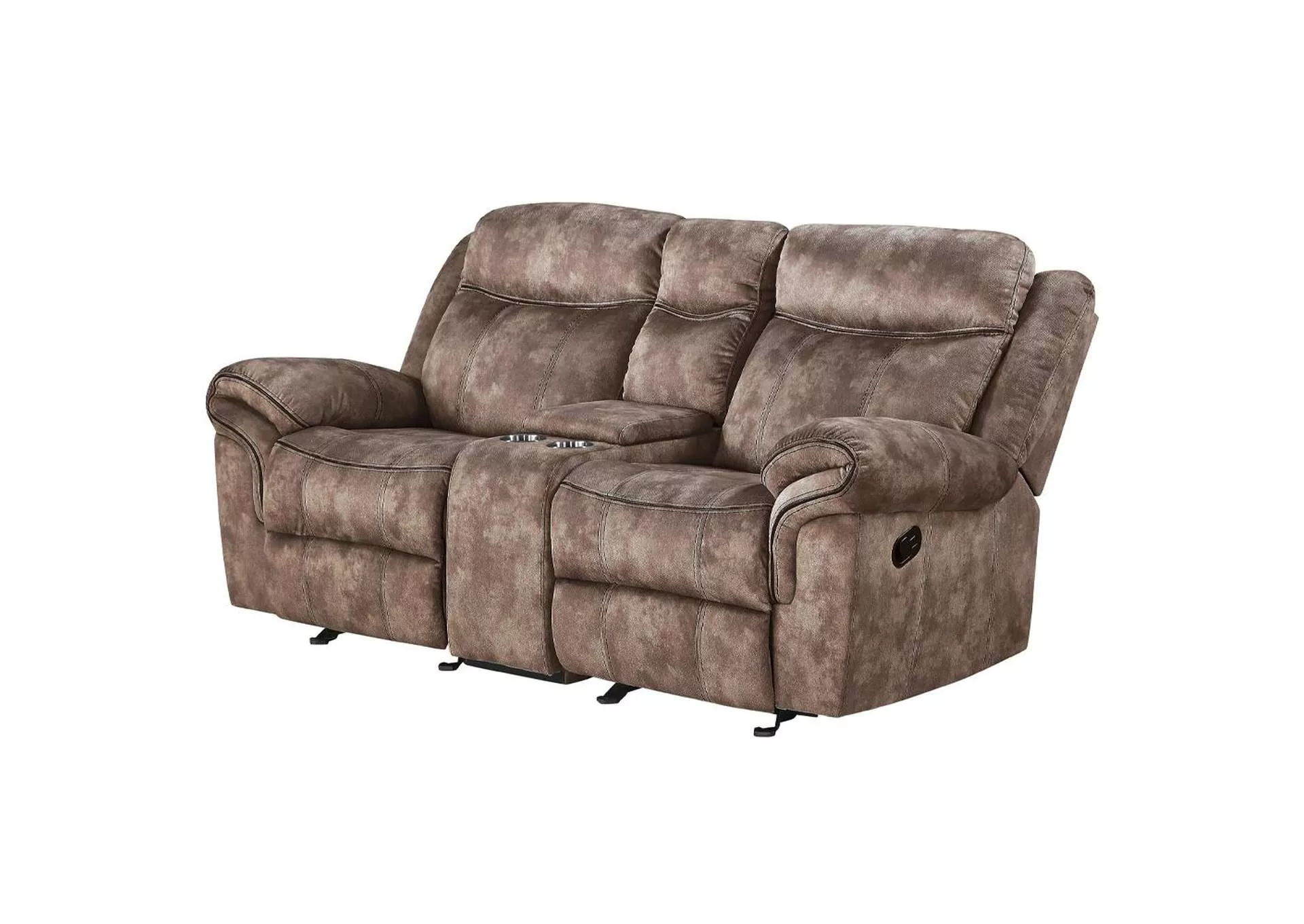 Zubaida Motion Loveseat and Console with USB